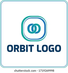 Orbit logo template, company EPS formatting