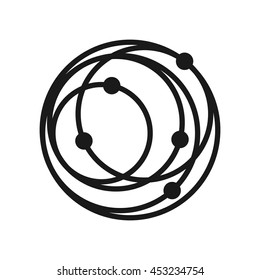 orbit logo vector.