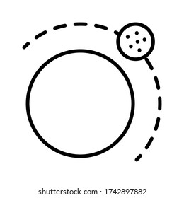 orbit planet  vector illustration EPS 10