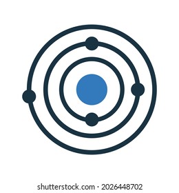 Orbit, space, galaxy icon. Simple editable vector illustration.