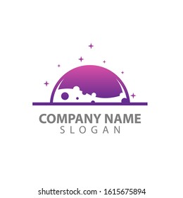 Orbit Tech Logo Template Design. Creative Vector Emblem, for Icon or Design Concept.