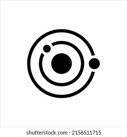 Orbit vector icon symbol design