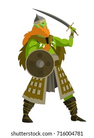 orc fantasy warrior with sword