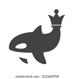 Orca-Schach-Icon-Illustration