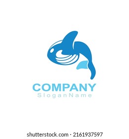 Orca design vector symbol icon design illustration 