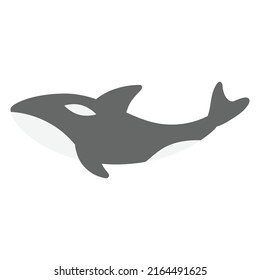 Orca Killer Whale Icon Design Template Vector Illustration