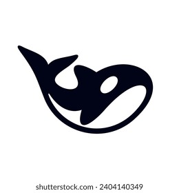 Orca Killer Whale Logo Icon Vector