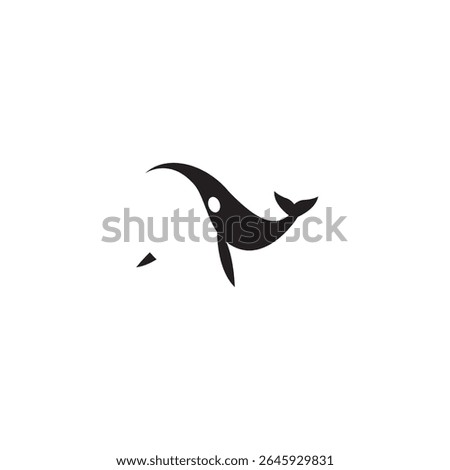 Orca Killer Whale Logo Icon Vector