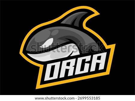 Orca Killer Whale Mascot Logo Design	
