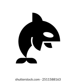 Orca logo. Icon design. Template elements