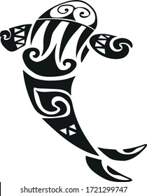 Orca Tattoo Sketch Black Polynesia Vector Stock Vector (Royalty Free ...