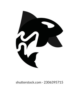Orca Vector Logo Design Template