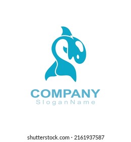 Orca whale logo design image animal sea design illustration icon