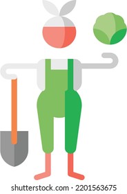 Obstgarten einzeln auf Design-Element Stockillustration. Vektorgrafik auf weißem Hintergrund