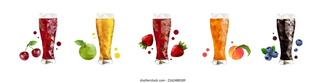 
orchard juice in a glass. fresh berry juice