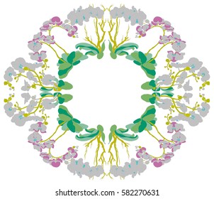 orchid medallion