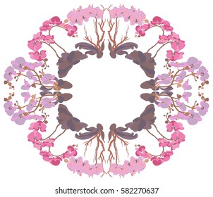 orchid medallion