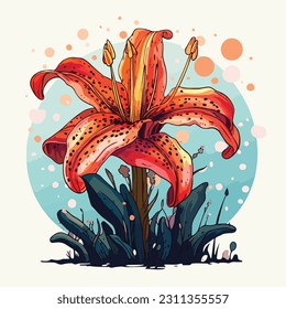 Orchid tropical plant with yellow flowers and green leaves. Hand drawn watercolor on white background for design of cards, wedding invitations, print, packaging, wallpaper, textiles, banner.