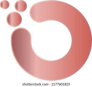 logotipos de dinero virtual de orquídeas. dibujos vectoriales.