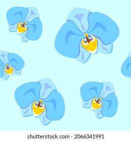 Orchids seamless pattern. For design, fabric or print