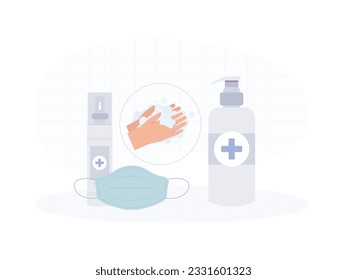 In order to avoid the corona virus, we must always maintain cleanliness by always washing our hands after doing activities outside the home and always carrying hand sanitizer and wearing masks