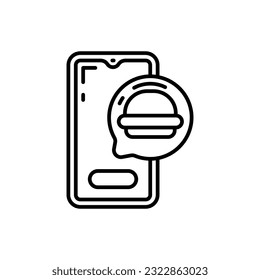 Order by Phone icon in vector. Illustration