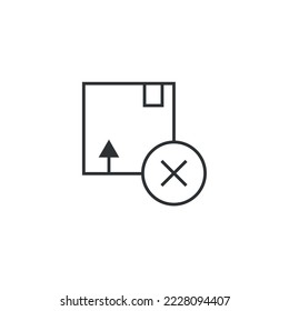 order cancelled vector icon package