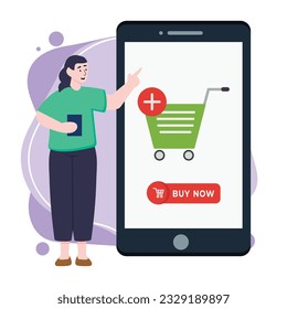 Order checkout illustration vector icon which can easily modify or edit