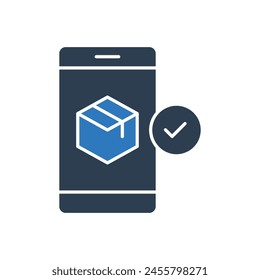 Order Confirm And Mobile Icon