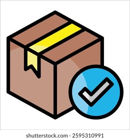 Order Confirmation Icon Element For Design