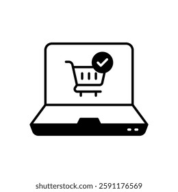 Order confirmation vector icon stock illustration