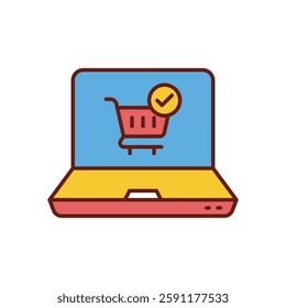 Order confirmation vector icon stock illustration