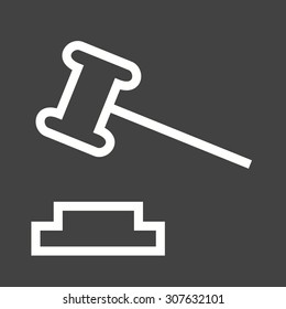 Order, court, responsibility icon vector image.Can also be used for law and order. Suitable for mobile apps, web apps and print media.