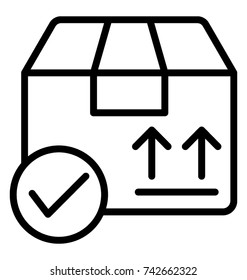 Order Delivery Vector Icon