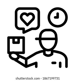 ordene el vector de icono negro de entrega rápida. firmar de entrega rápida. ilustración de símbolo aislado