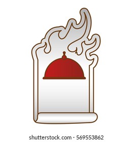 order fast food emblem image, vector illustration design