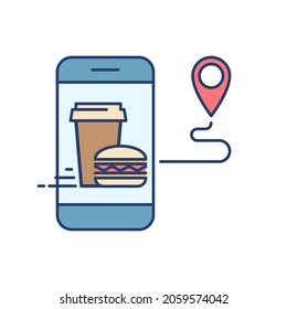 Solicitar comida rápida desde aplicación móvil