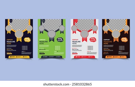 order food, discount, food flyer design