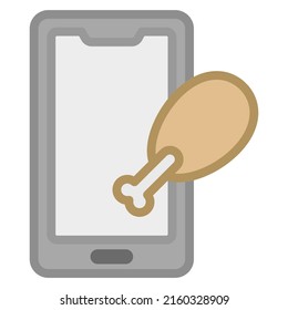 Ordenar diseño de icono de Alimentos, ilustración vectorial, mejor utilizado para presentaciones
