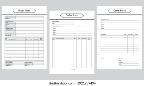 Order form, Planner pages  bullet journal