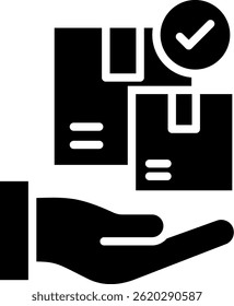 Vektorgrafik mit dem Symbol "Erfüllung bestellen"