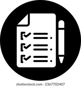 order glyph icon illustration vector