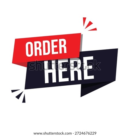 order here icon with white background
