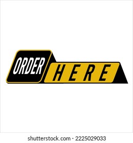the order here logo sector is good for sales design promotion