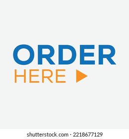 Order here Modern Button for online or offline shop and business
