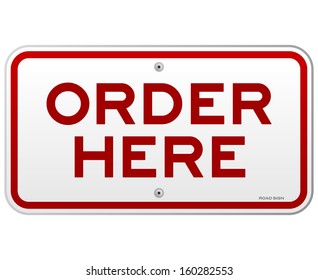 Order Here Notice