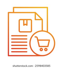 Order Icon Element For Design
