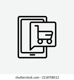  order icon, isolated ecommerce outline icon in light grey background, perfect for website, blog, logo, graphic design, social media, UI, mobile app, EPS 10 vector illustration
