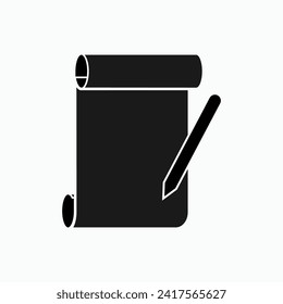 Order Icon. Purchase Note Symbol - Vector.