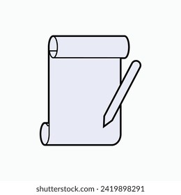 Order Icon. Purchase Note Symbol - Vector.